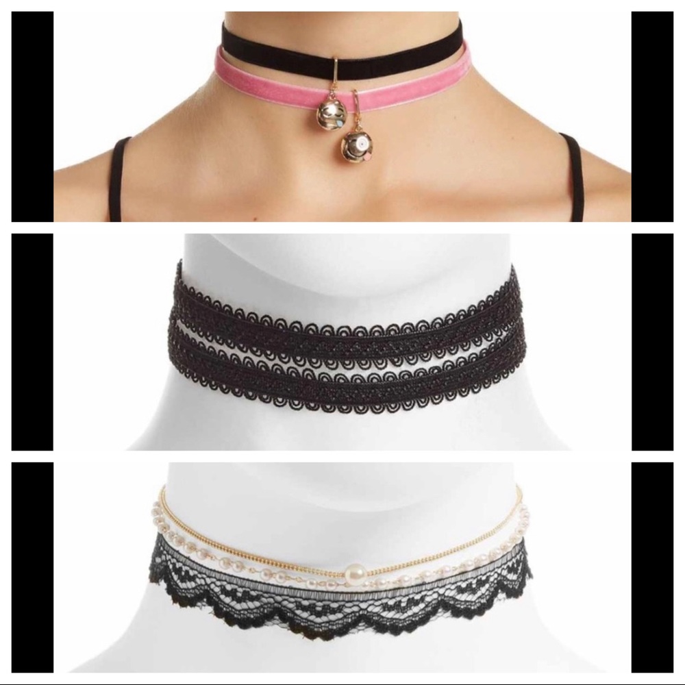 - 6 Chokers 1 Vanessa Mooney 2 Steve Madden & 3 BP.